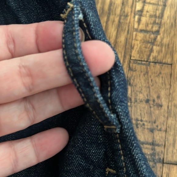 Lauren Ralph Lauren Denim Shirt Dress front button med to dark wash SZ Large - Picture 13 of 13